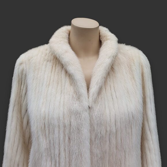 Light Mink Corduroy Cut Jacket -Medium - Picture 6 of 9